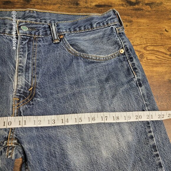 Vtg Levi's Jeans 34x32 Relaxed Straight 559 Medium Dark Wash Western Y2K - Picture 7 of 11